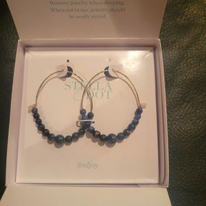 Stella & Dot hoop earrings